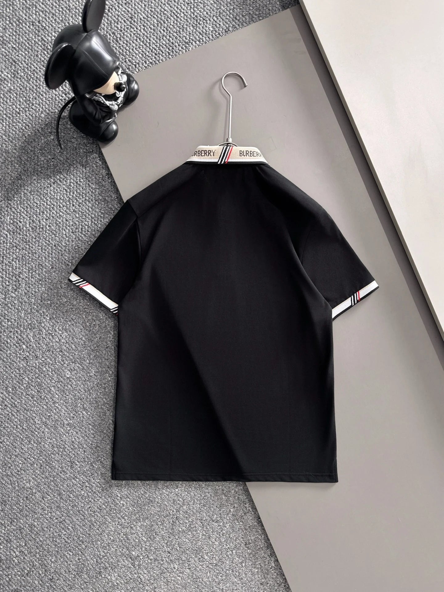 260511 New high-quality embroidered neckline jacquard patchwork design Polo shirt