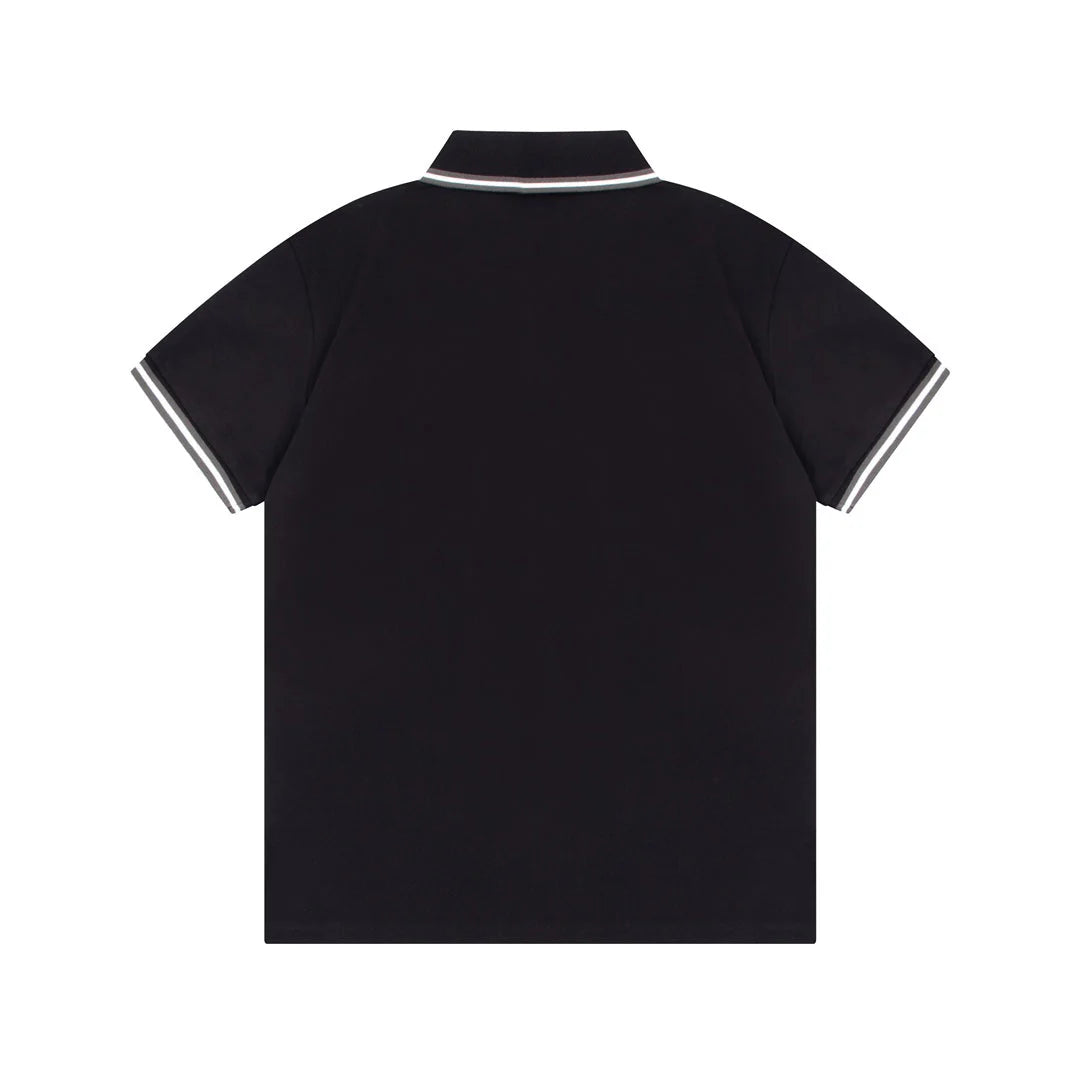 1203 New classic neckline color-matching POLO shirt