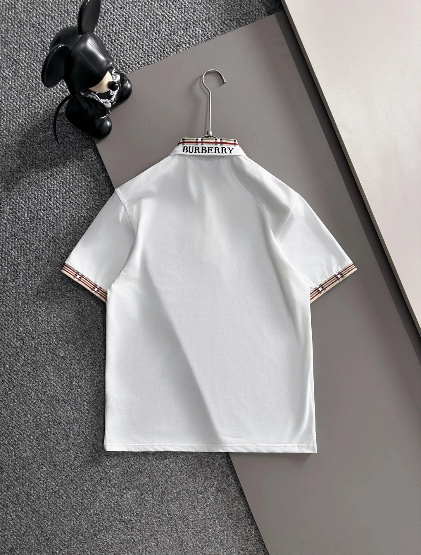 260511 New high-quality embroidered neckline jacquard patchwork design Polo shirt