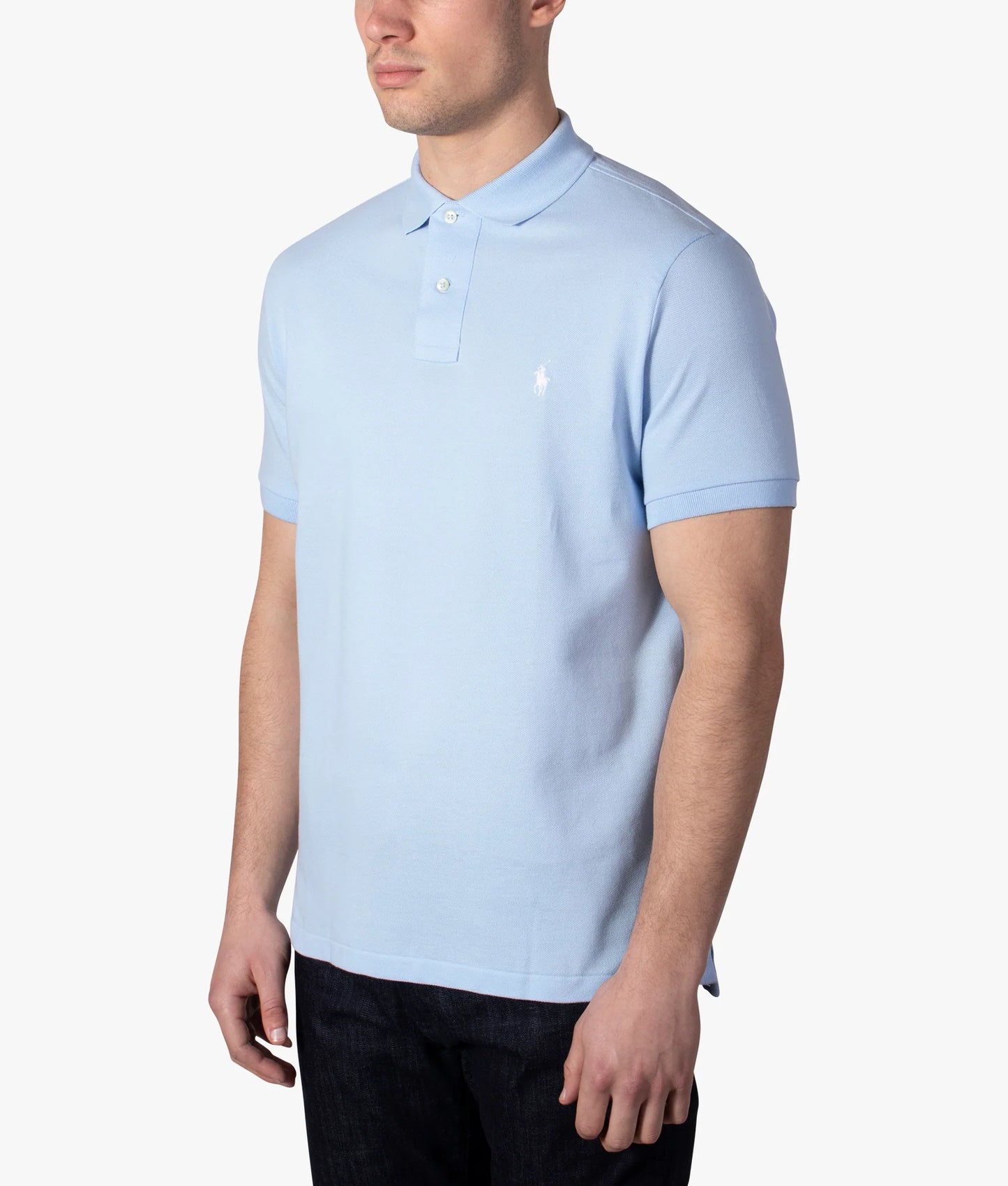 Custom Slim Fit Mesh Polo Shirt