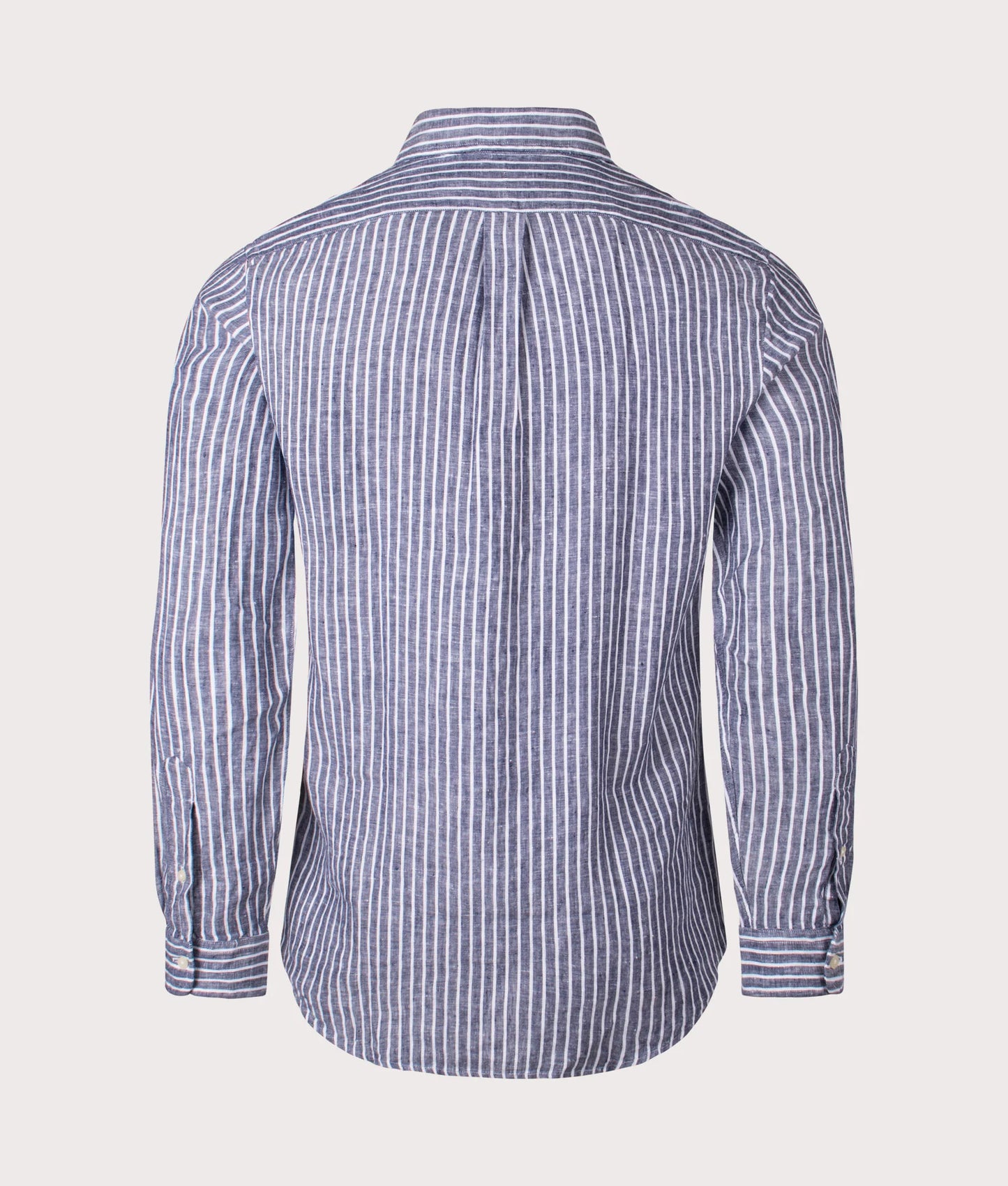 Custom Fit Striped Linen Shirt