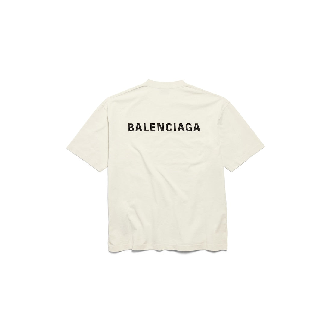 MEN'S BALENCIAGA BACK T-SHIRT MEDIUM FIT IN BEIGE