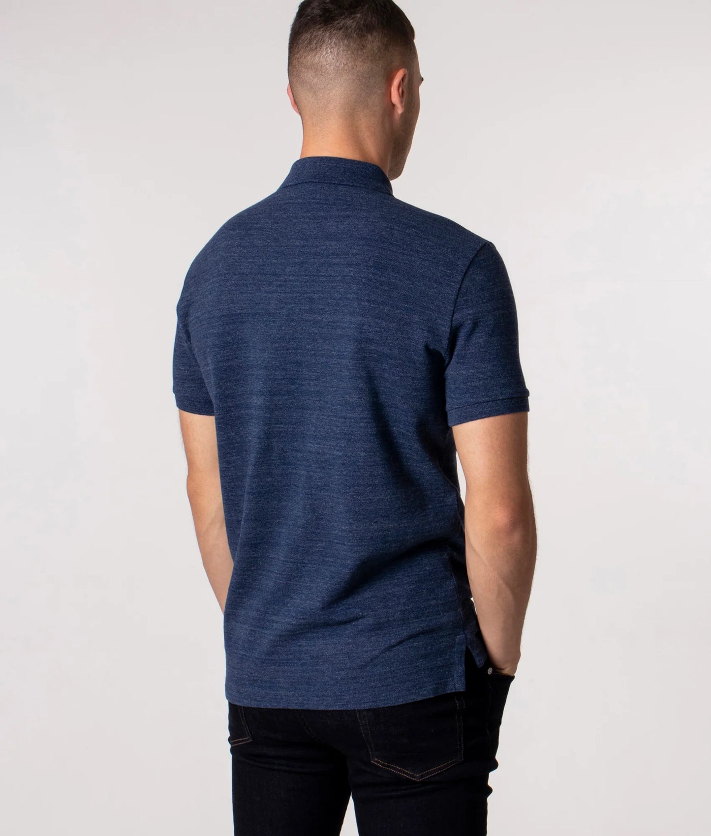 Custom Slim Fit Mesh Polo Shirt