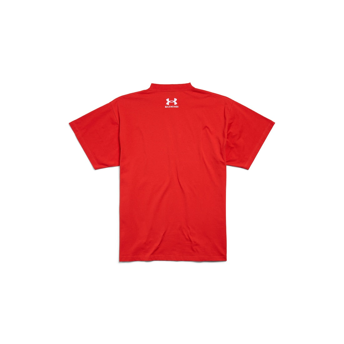 MEN'S UNDER ARMOUR® T-SHIRT OVERSIZED IN RED/WHITE