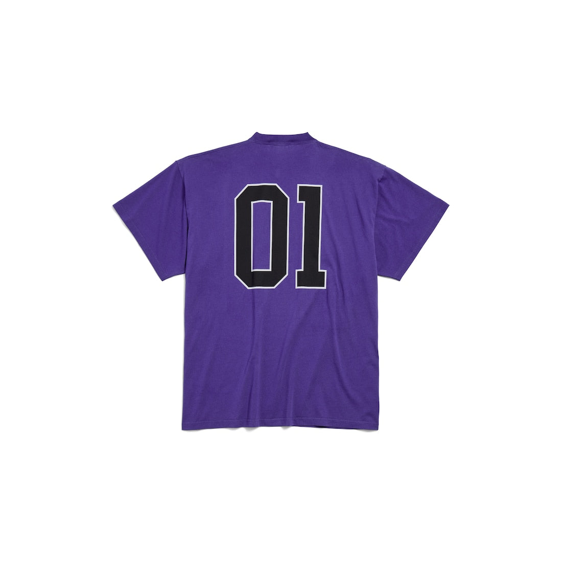 MEN'S BASKETBALL SERIES - OVERSIZED T-SHIRT IN DEEP PURPLE