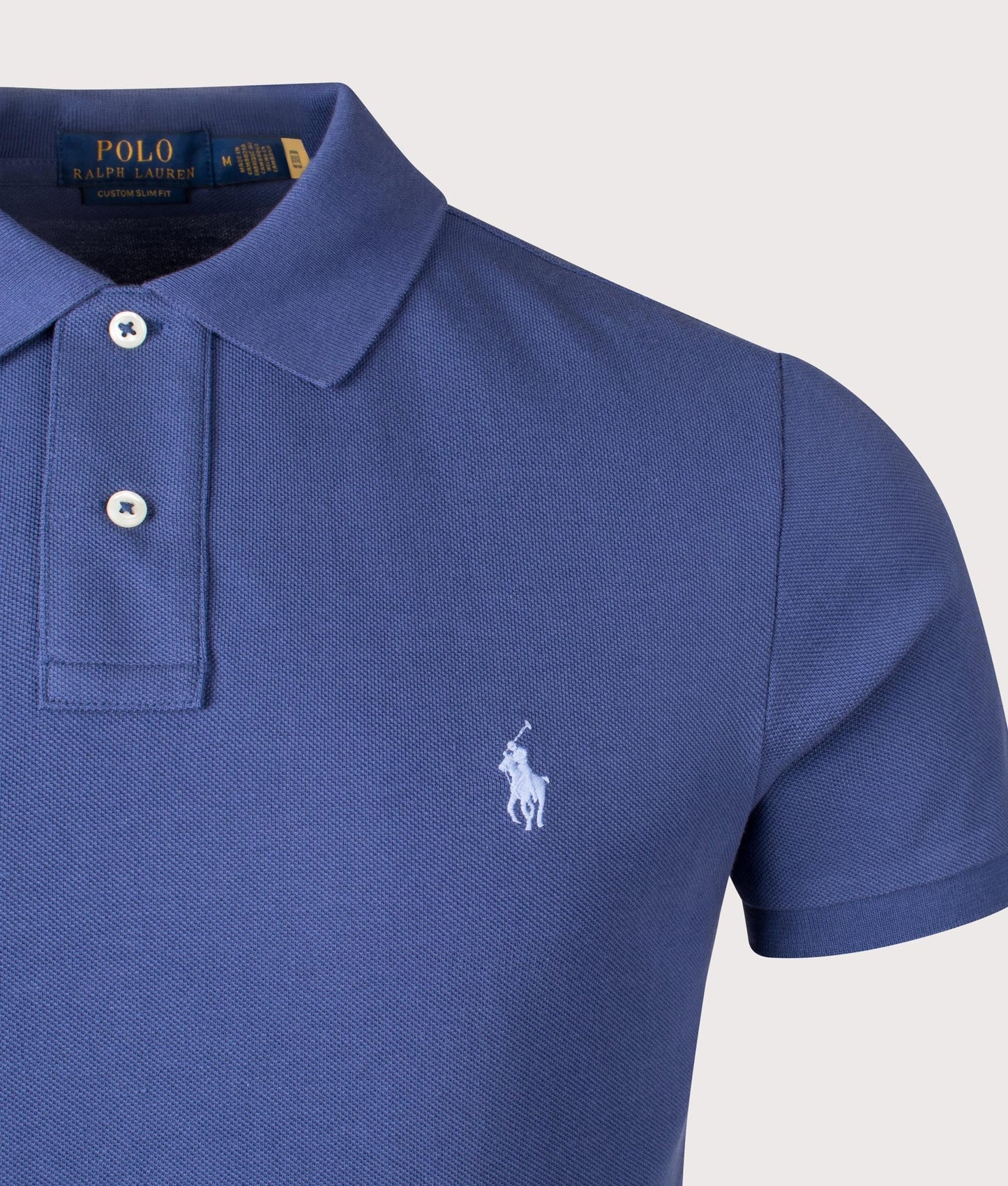 Custom Slim Fit Mesh Polo Shirt