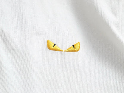 260415 New high-quality color-matched small icon polo shirt