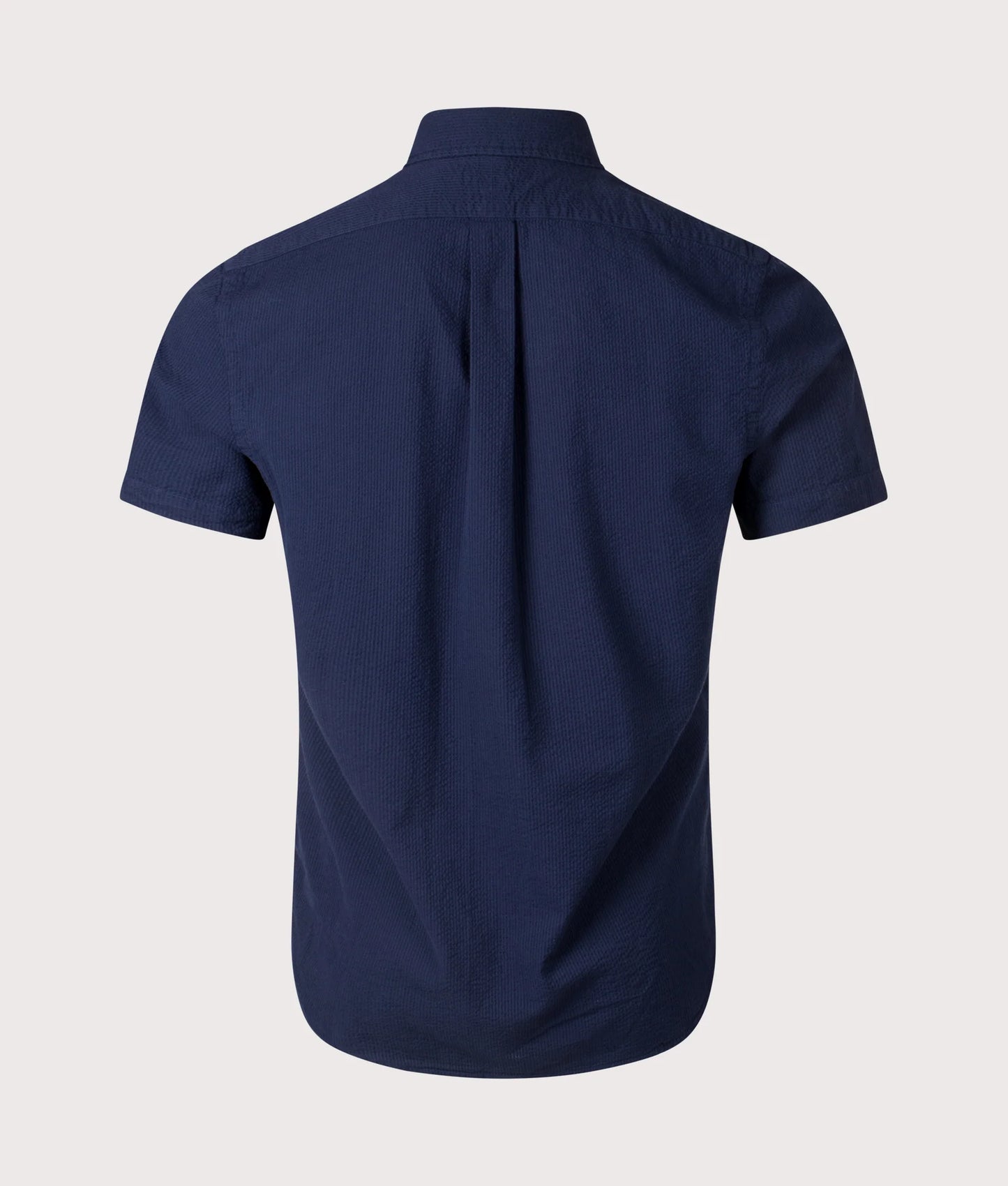 Custom Fit Short Sleeve Seersucker Shirt