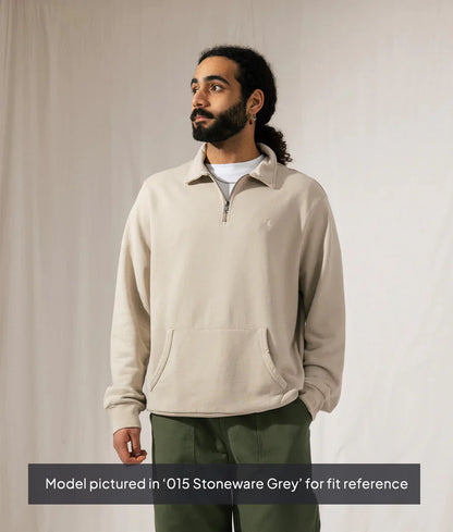 Quarter Zip Loopback Terry Sweatshirt