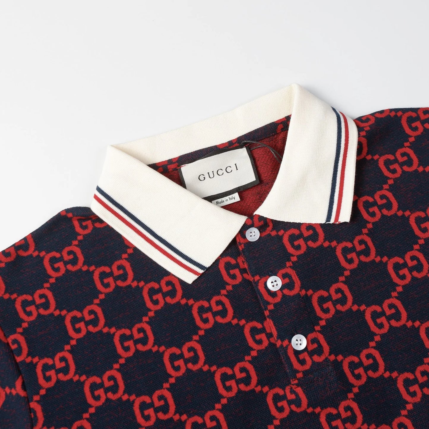 260421 New high-quality knitted jacquard lettered Polo shirt