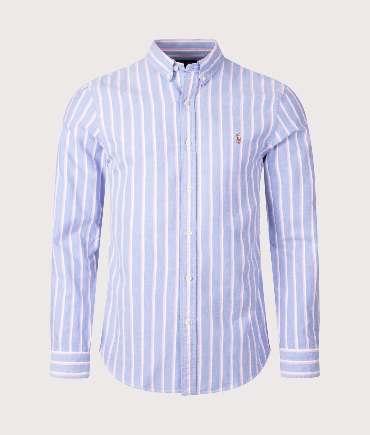 Slim Fit Striped Oxford Shirt