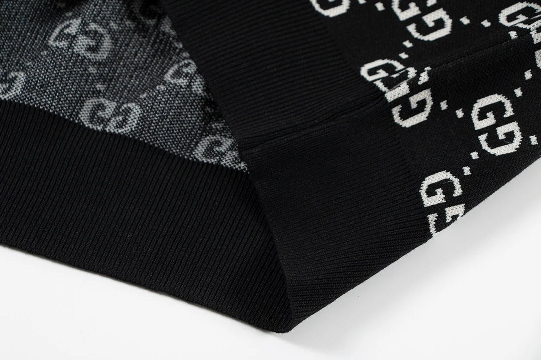 250408 New high-quality jacquard fabric knitted POLO shirt