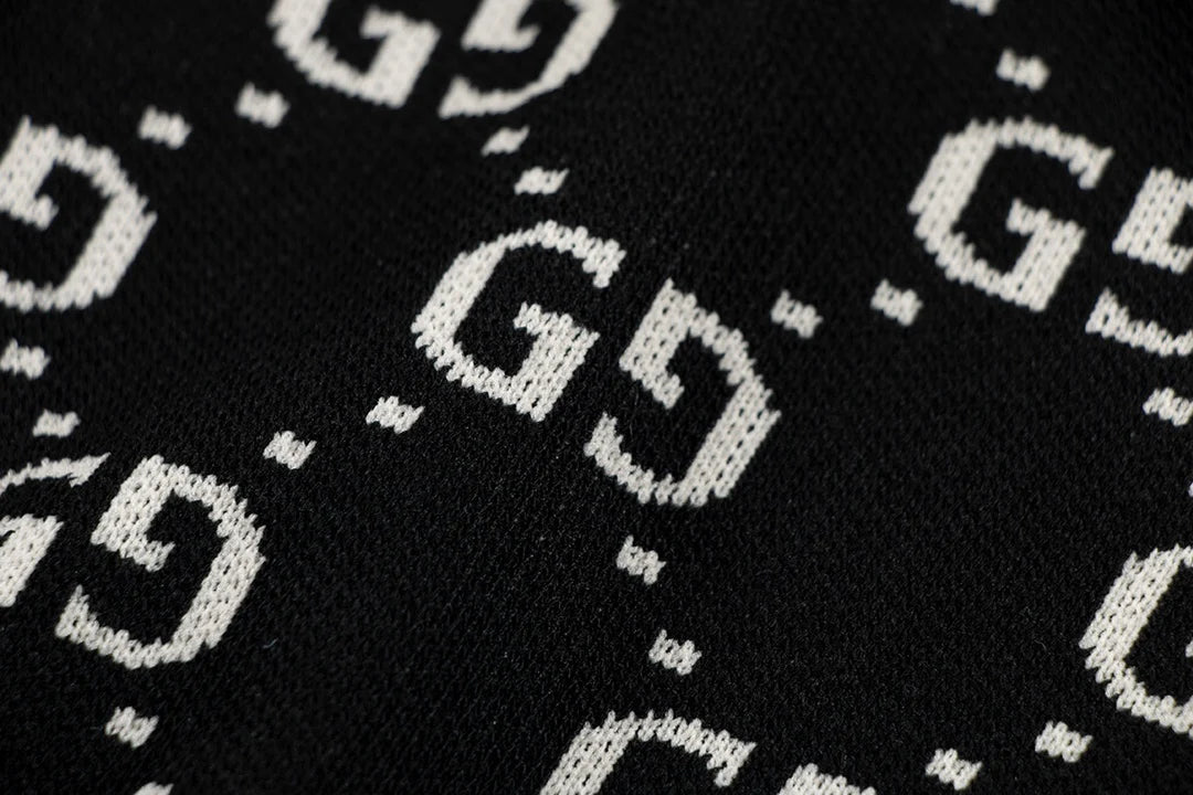250408 New high-quality jacquard fabric knitted POLO shirt