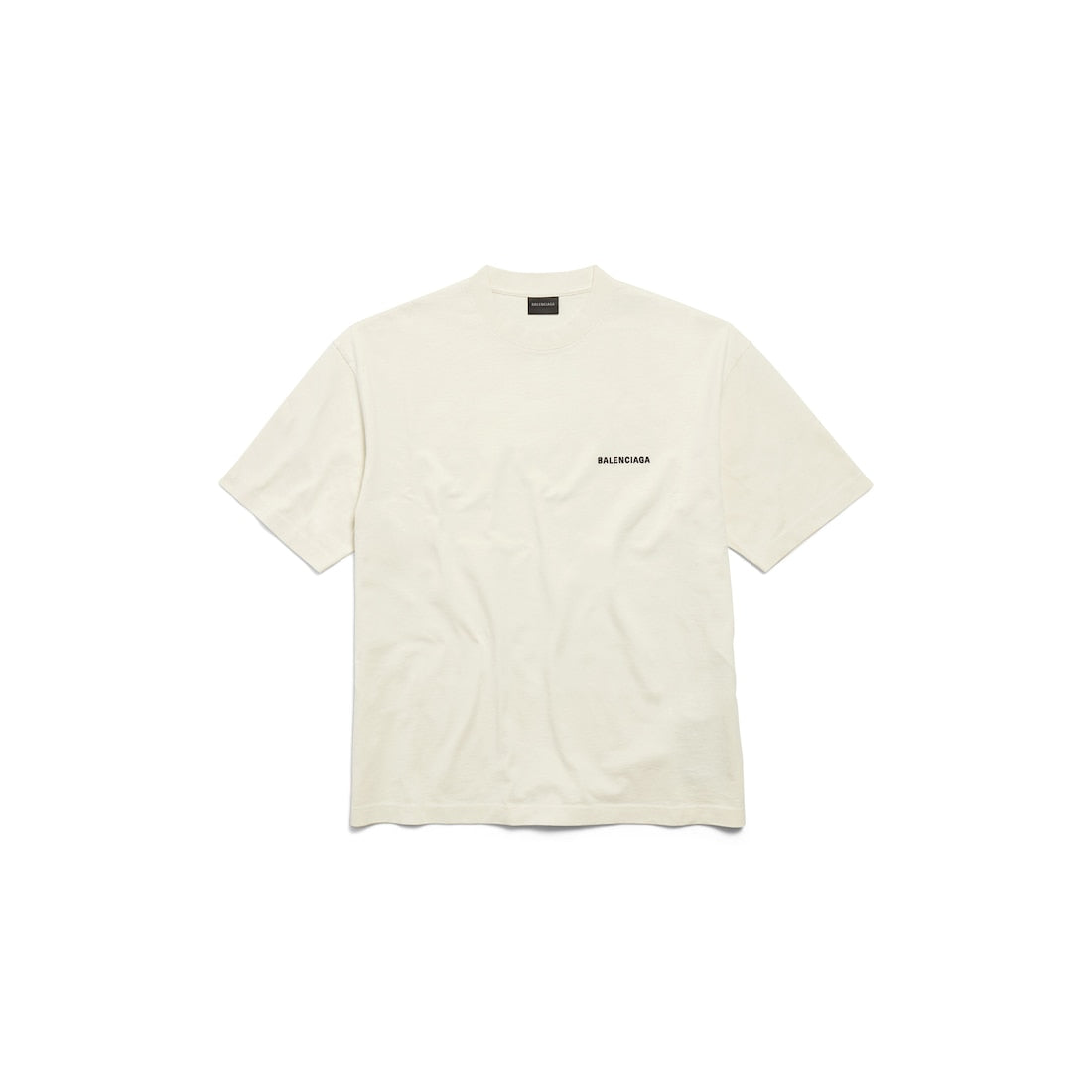 MEN'S BALENCIAGA BACK T-SHIRT MEDIUM FIT IN BEIGE