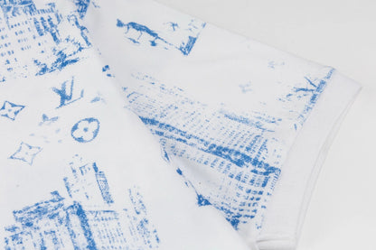 250218 New street view big print polo shirt