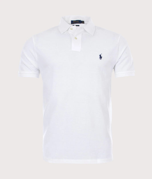 Custom Slim Fit Mesh Polo Shirt