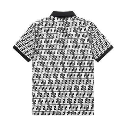 250305 New high quality jacquard fabric POLO shirt