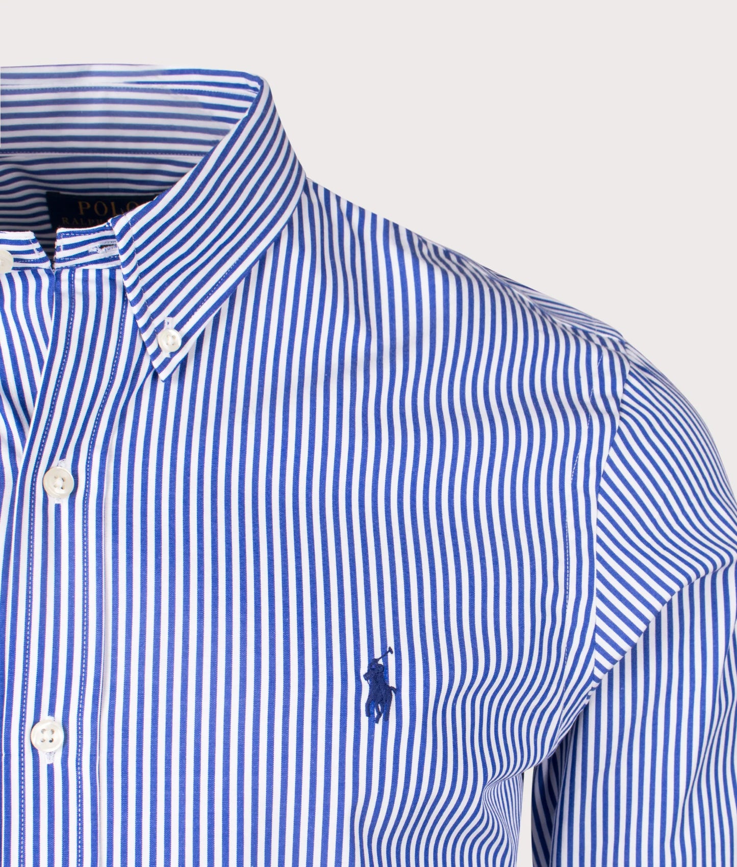 Slim Fit Striped Stretch Poplin Shirt