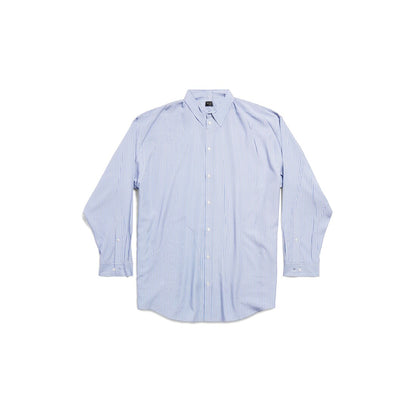 MEN'S FLUID SHIRT IN BLUE/WHITE