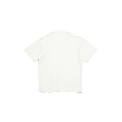 MEN'S LOOP SPORTS ICON T-SHIRT MEDIUM FIT IN DIRTY WHITE/BLUE