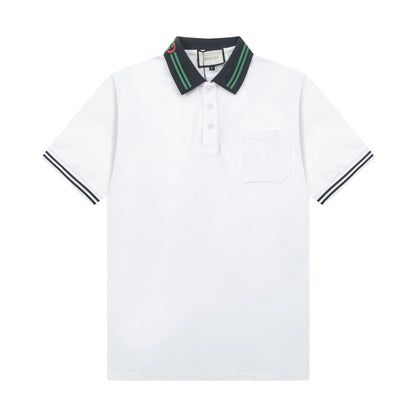 250325  New high quality neckline color POLO shirt