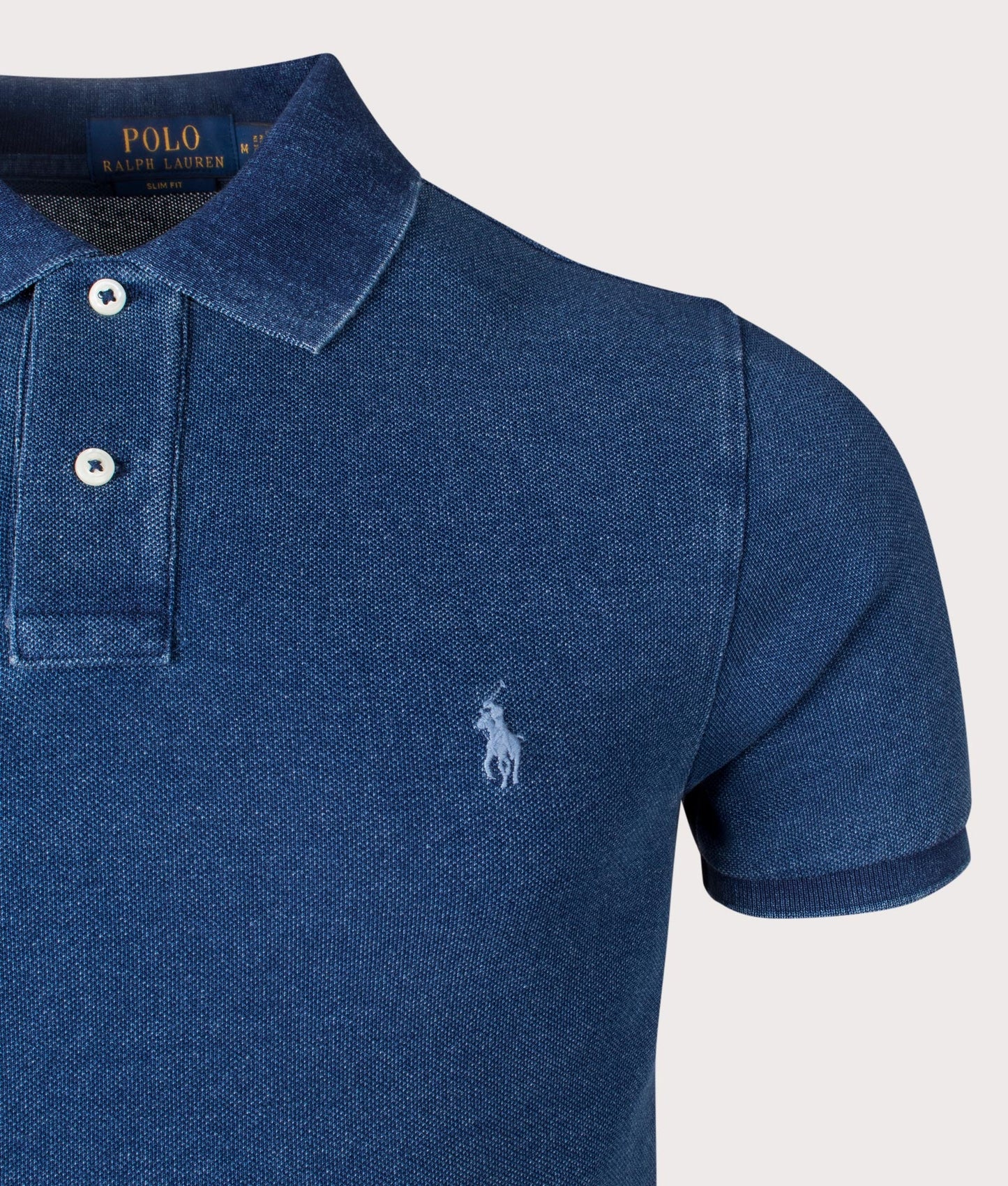 Slim Fit Mesh Polo Shirt