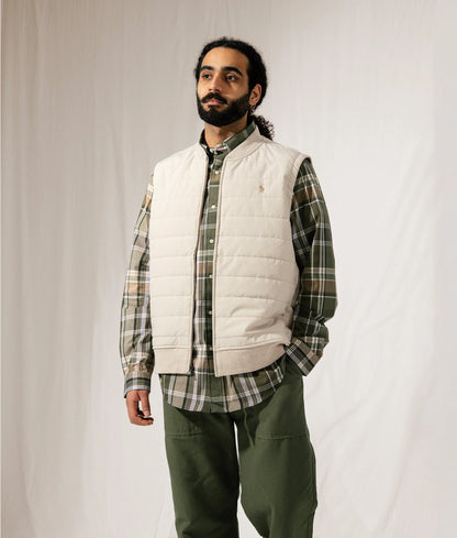Custom Fit Plaid Stretch Poplin Shirt
