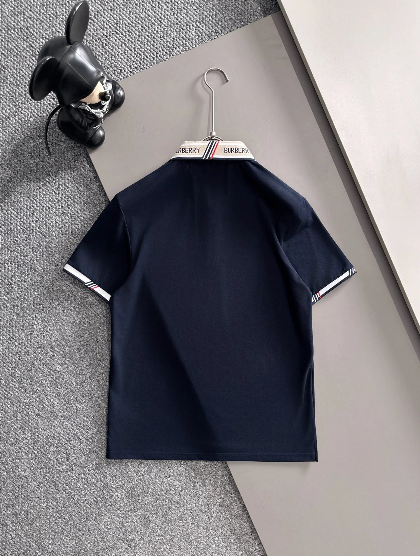 260511 New high-quality embroidered neckline jacquard patchwork design Polo shirt