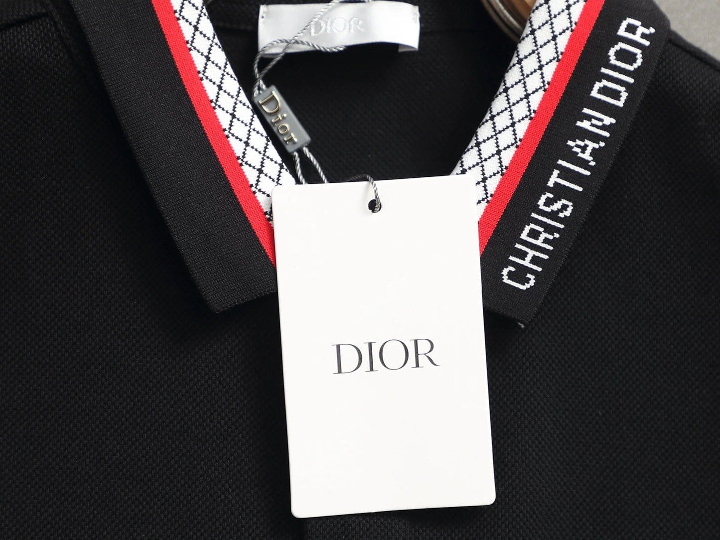260113 New high-quality letter-stitched multi-color patch-neck Polo