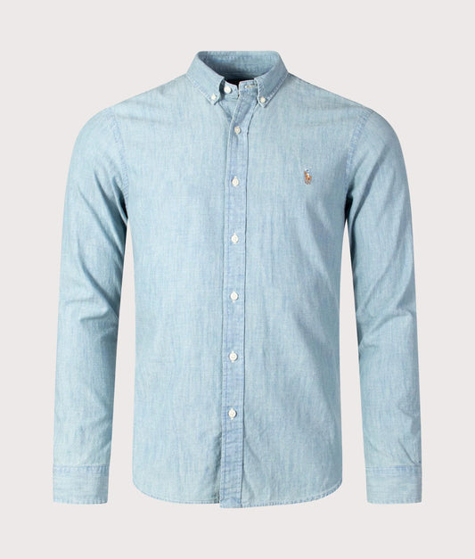 Slim Fit Chambray Shirt