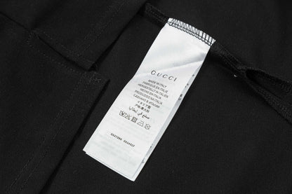 250305 New middle color matching printed polo shirt