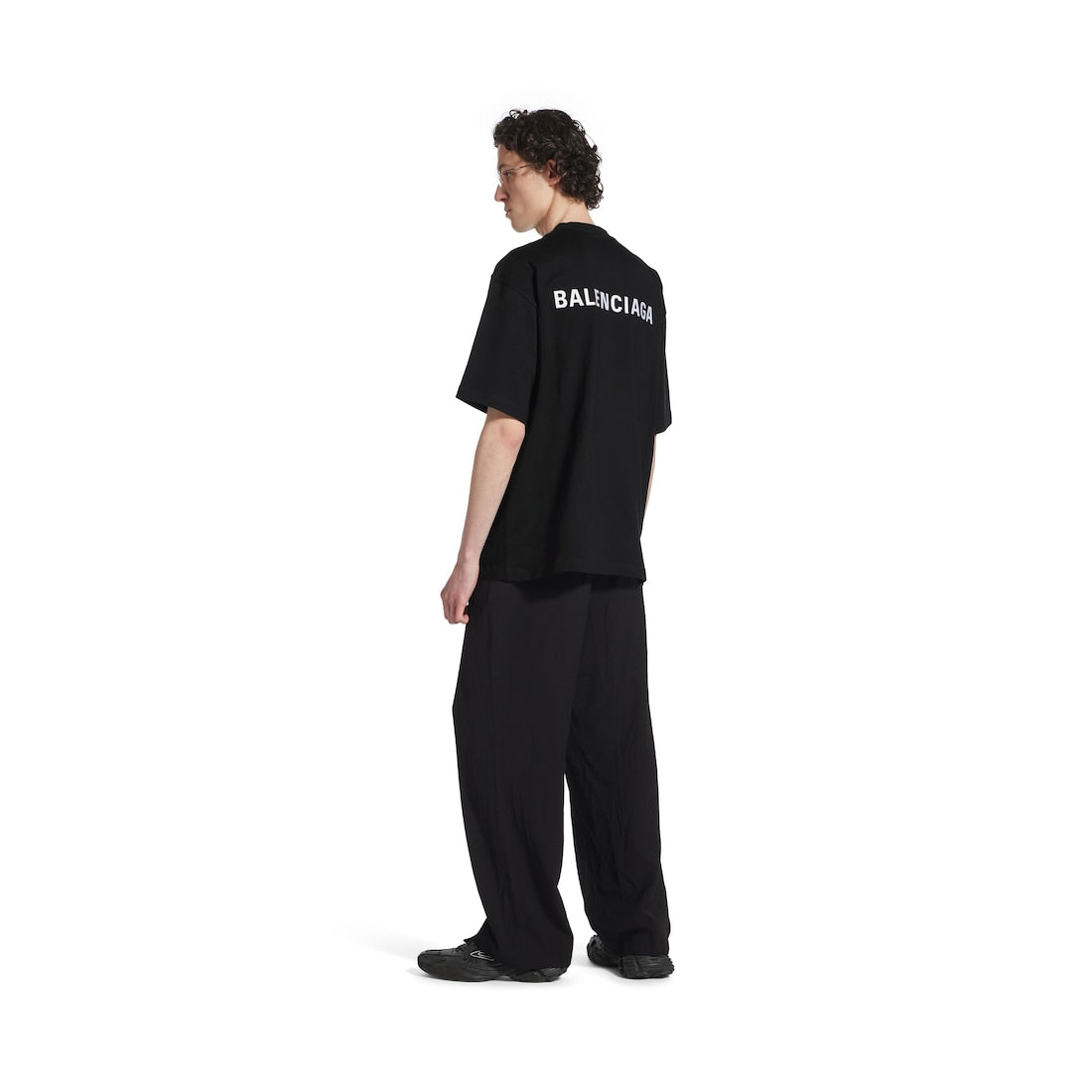 MEN'S LOGO T-SHIRT MEDIUM FIT IN BLACK
