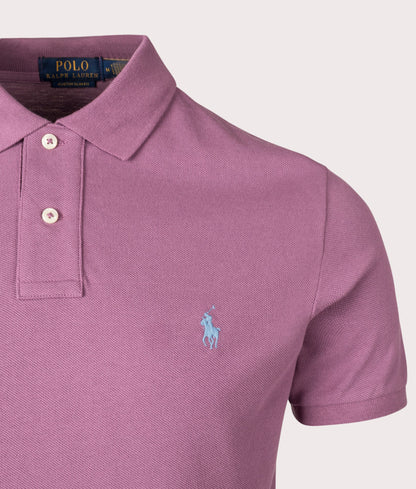 Custom Slim Fit Mesh Polo Shirt