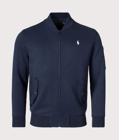Double-Knit Bomber Jacket