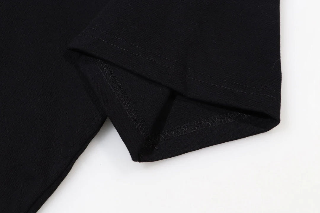 Print Collar T Shirt