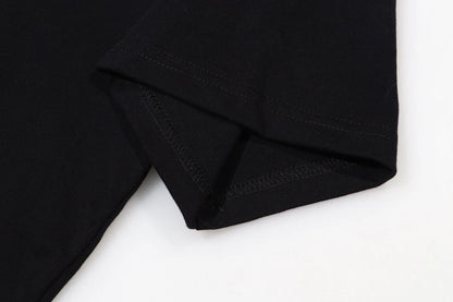 Print Collar T Shirt