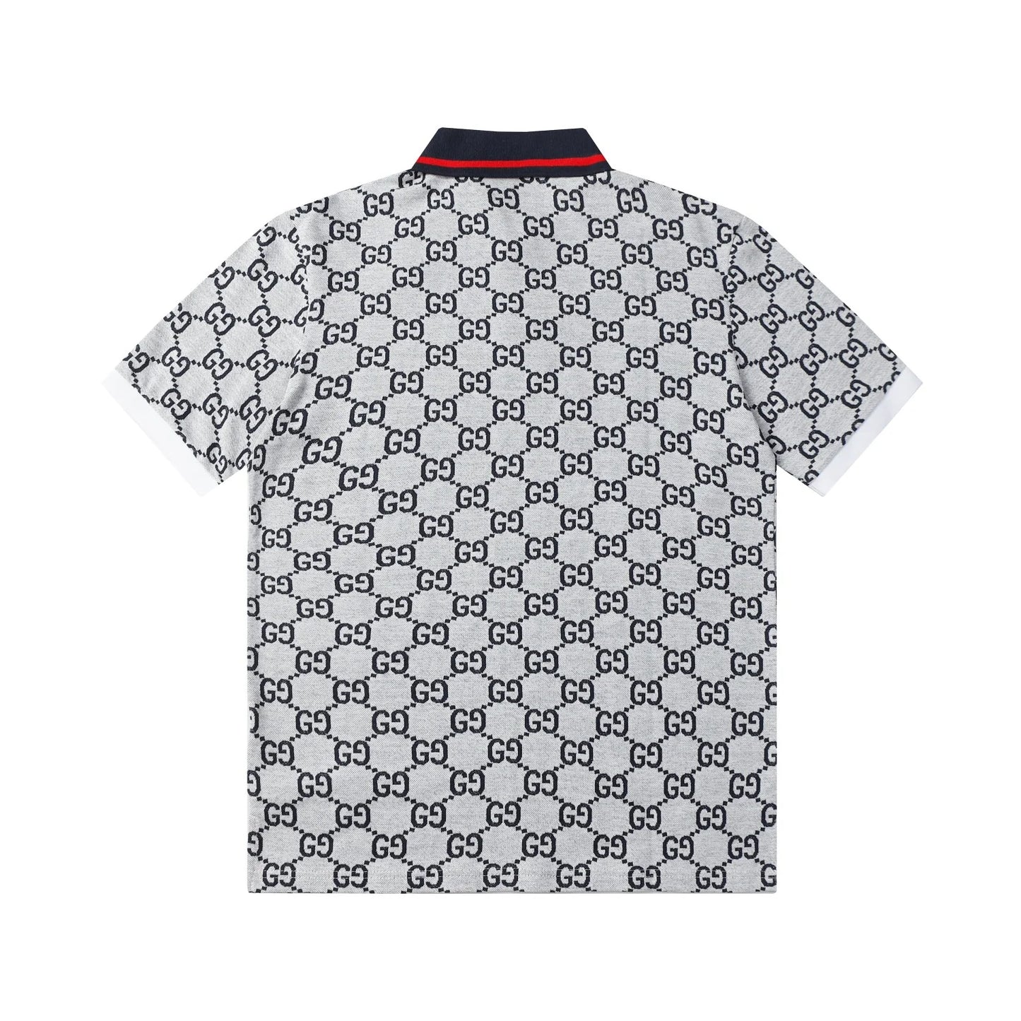 260421 New high-quality knitted jacquard lettered Polo shirt