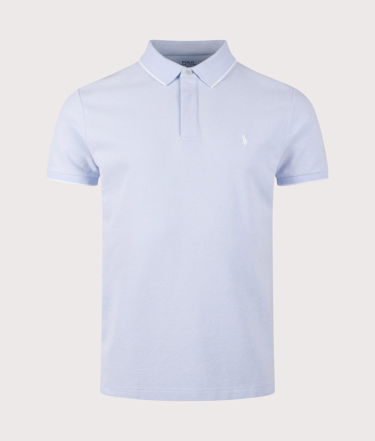 Custom Slim Fit Stretch Oxford Mesh Polo Shirt