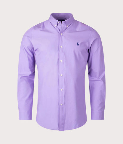 Slim Fit Stretch Poplin Shirt