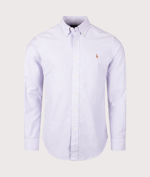 Custom Fit Striped Oxford Shirt