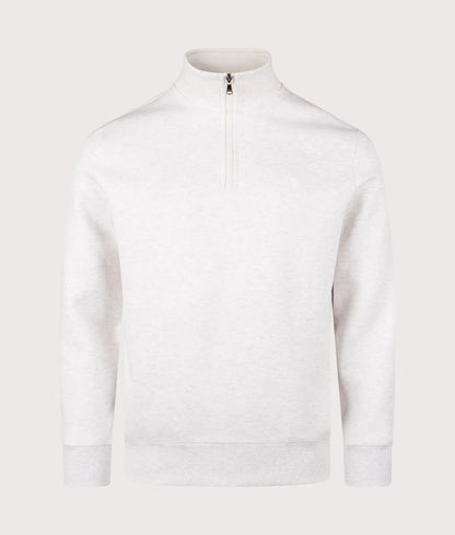 Double-Knit Quarter Zip Sweatshirt