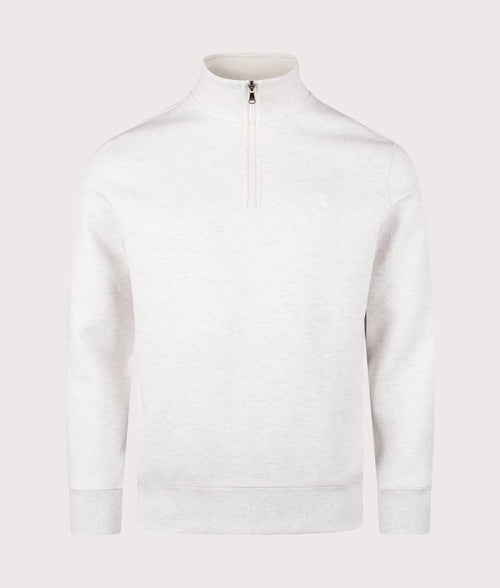 Double-Knit Quarter Zip Sweatshirt