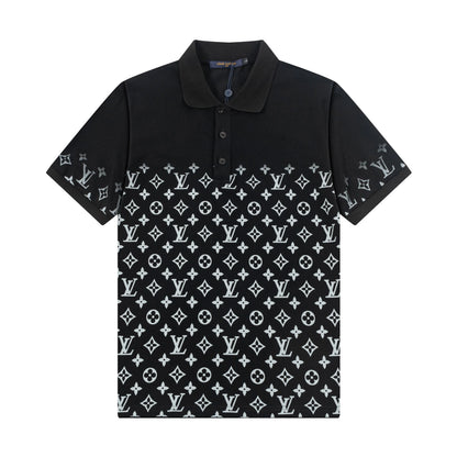 250305 High-end series of high quality gradient printed POLO shirt