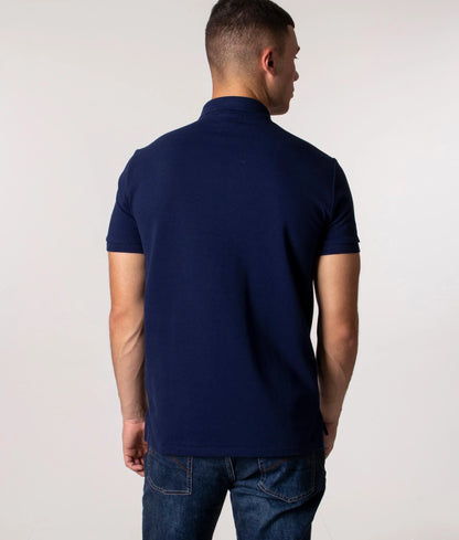 Custom Slim Fit Mesh Polo Shirt