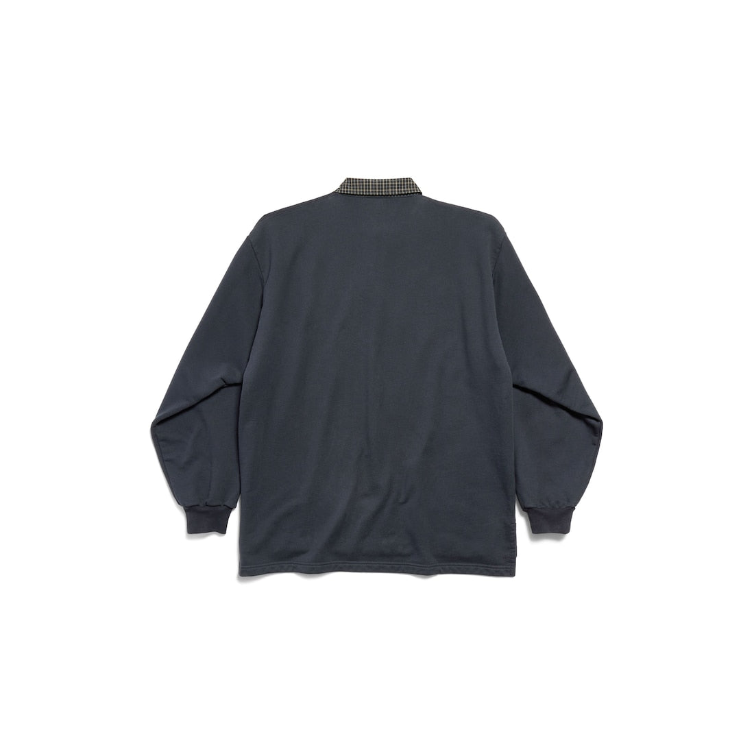 MEN'S UNITY SPORT LONG SLEEVE SHIRT COLLAR POLO IN FADED BLACK