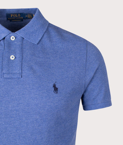 Custom Slim Fit Mesh Polo Shirt
