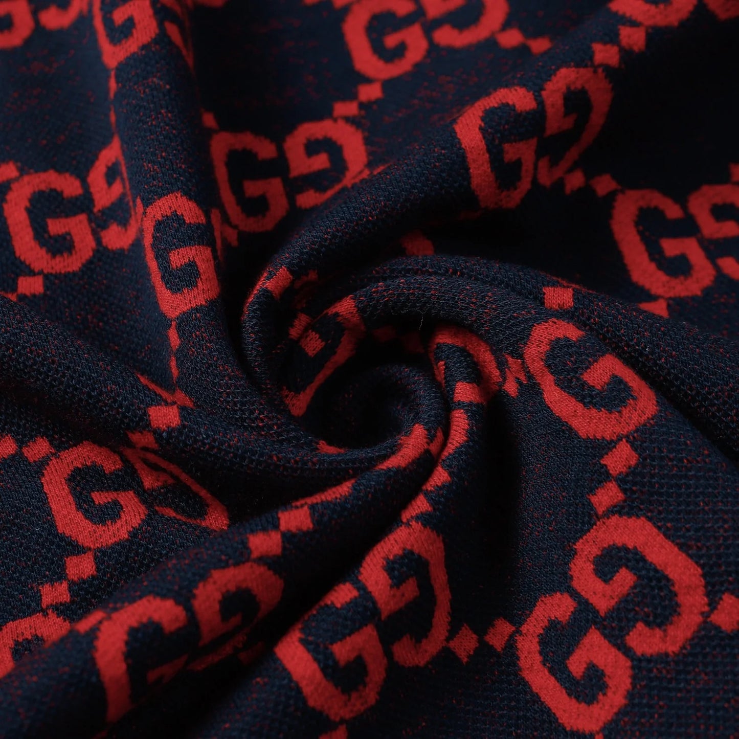 260421 New high-quality knitted jacquard lettered Polo shirt