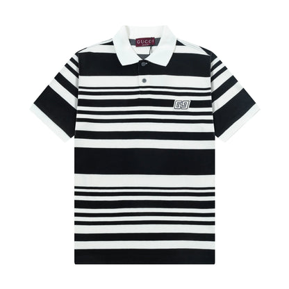 250513 New high-quality striped fashionable POLO shirt