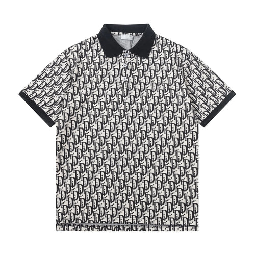 250604 The new high-quality full-body jacquard letter POLO
