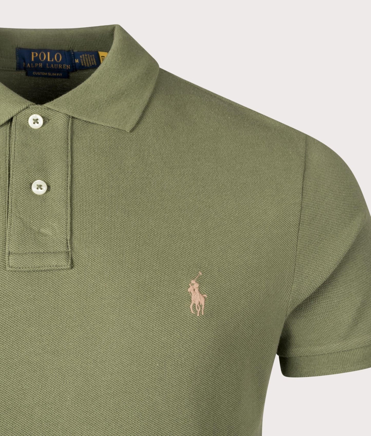 Custom Slim Fit Mesh Polo Shirt